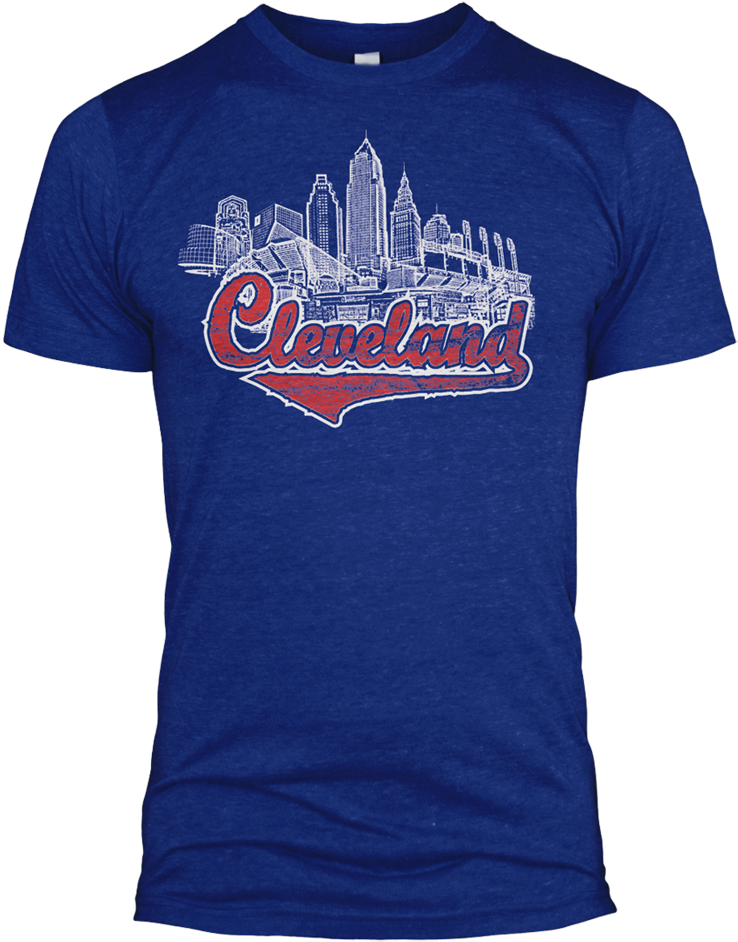 This Cleveland Tri-blend Tee Is Super Soft - Shirt (840x1028), Png Download