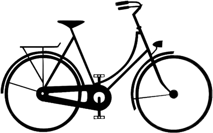 Bike Bicycle Silhouette Freetoedit - Bicycle Silhouette (1024x1024), Png Download
