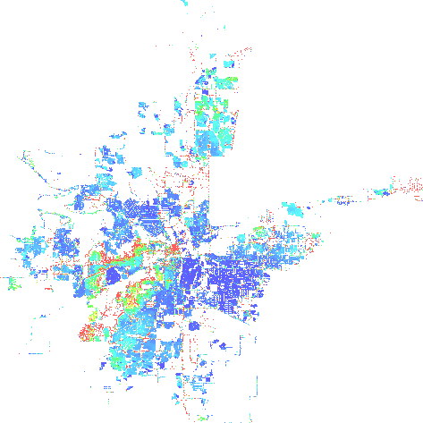 Fort Worth, Texas Profile - Map (473x473), Png Download