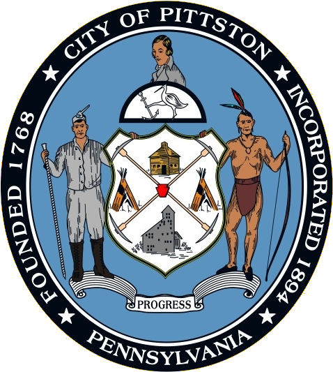 City Of Pittston - City Of Pittston Logo (485x535), Png Download