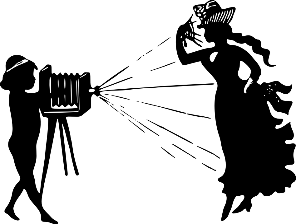 Photography Clipart Fashion Photography - Old Time Camera Clip Art (948x720), Png Download