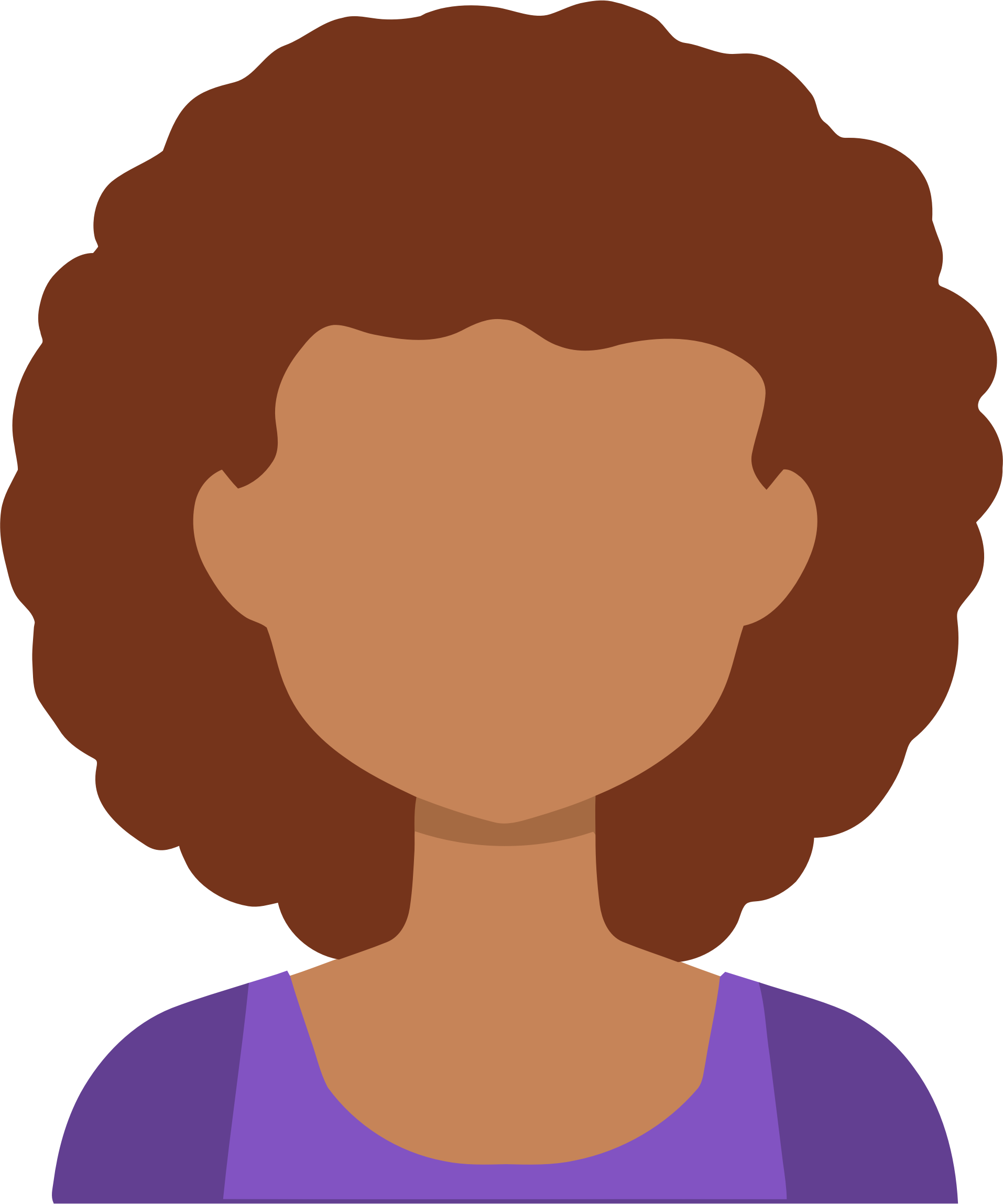 This Free Icons Png Design Of Female Avatar (1914x2298), Png Download