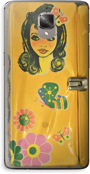 Vintage Girl - Painting (412x800), Png Download