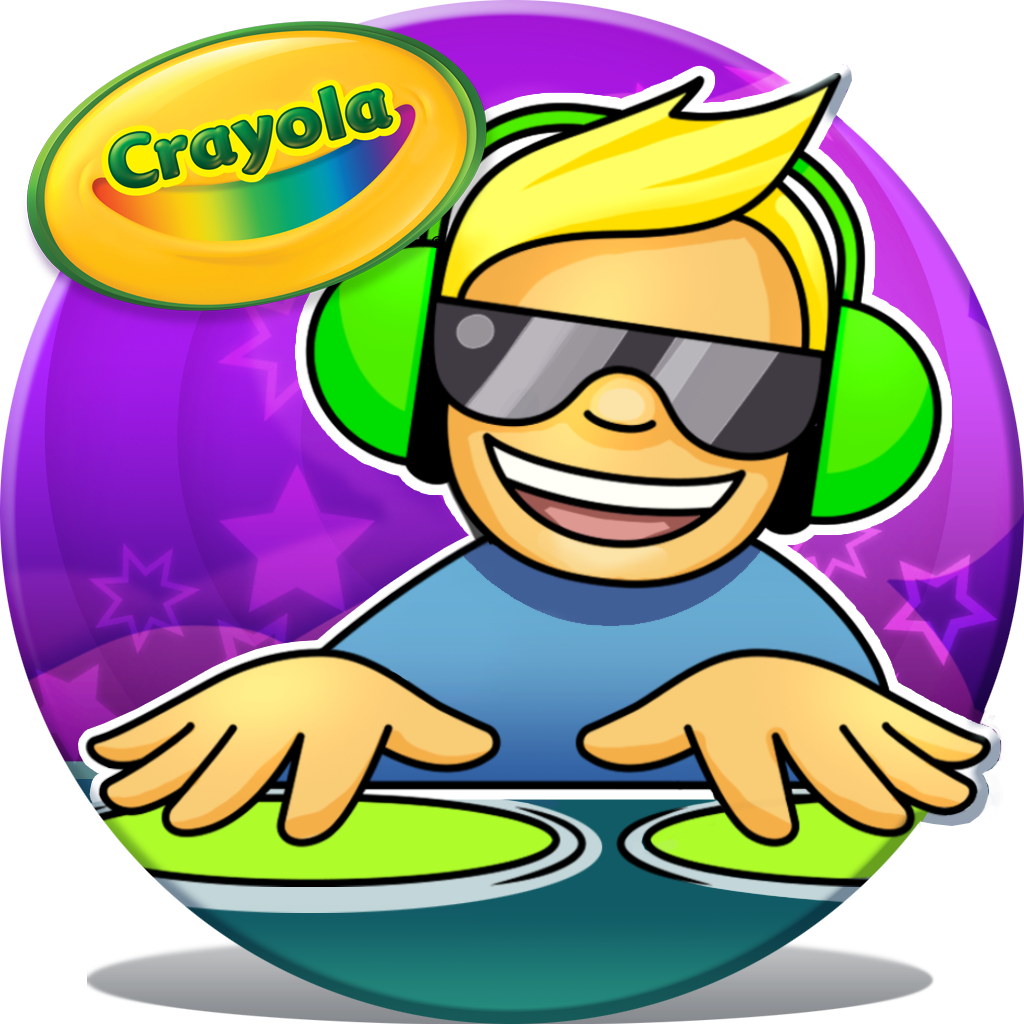 New Crayola® Dj App Invites Kids 6-10 To Create Their - Crayola Dj App (1024x1024), Png Download