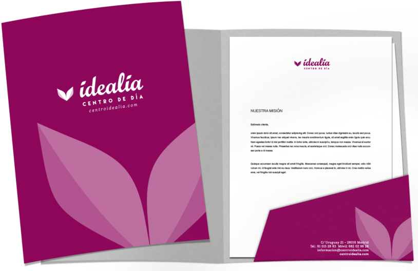Carpeta Mockup Idealia Big - Carpetas Corporativas Png (820x532), Png Download