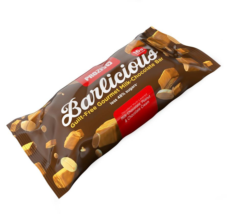 Prozis Barlicious Protein Bar 65 G (1000x1000), Png Download