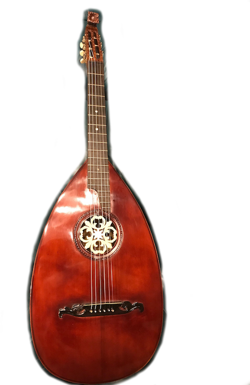Second German Lute - Kobza (563x750), Png Download