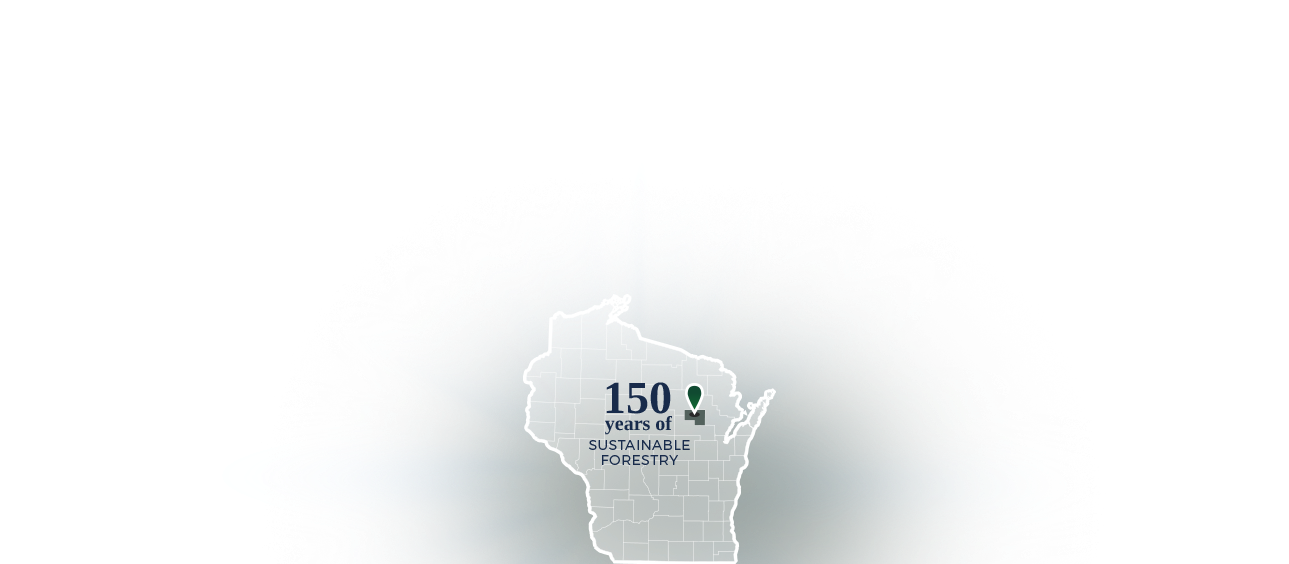 150 Years Of Sustainable Forestry From Menomonee Tribal - Haze (1288x591), Png Download