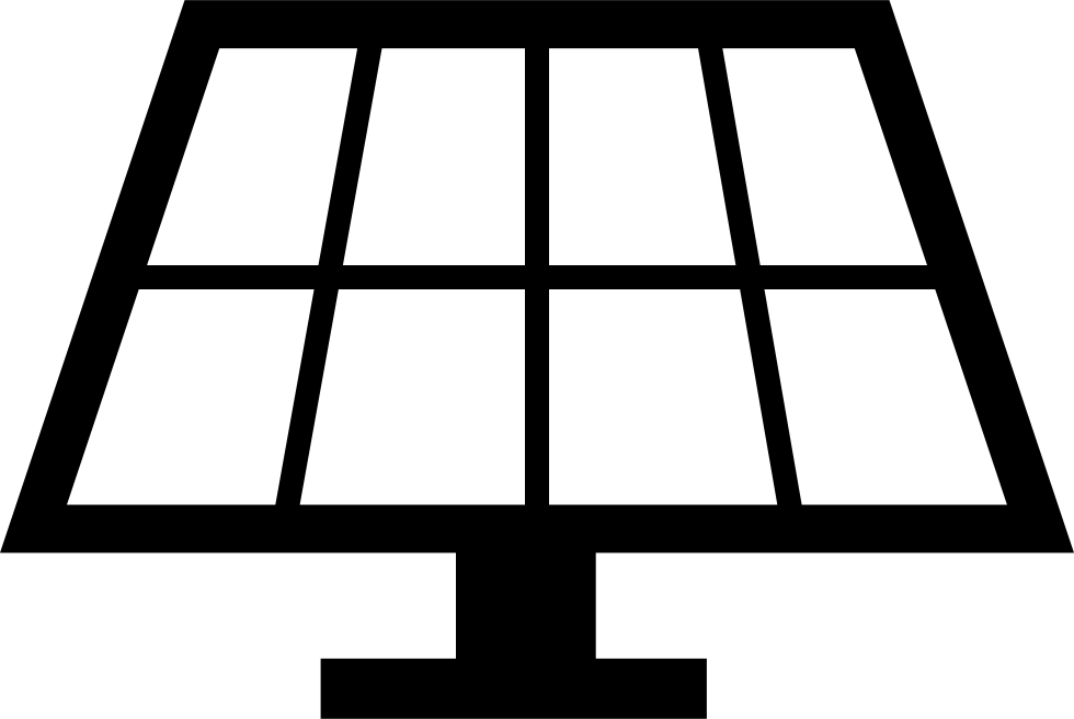 Solar Panel - - Solar Panel Icon Transparent Png (980x656), Png Download
