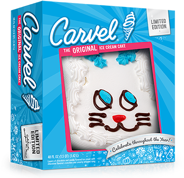 Carvel Ice Cream Easter Bunny Cake Seasonal - Carvel Ice Cream Cake, Cookie - 32 Oz (511x360), Png Download
