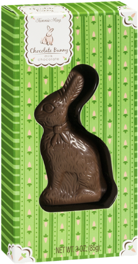 Fannie May Milk Chocolate Bunny (600x600), Png Download