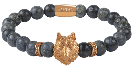 Gold Wolf-green Lace - Браслет Из Камня Png (550x258), Png Download