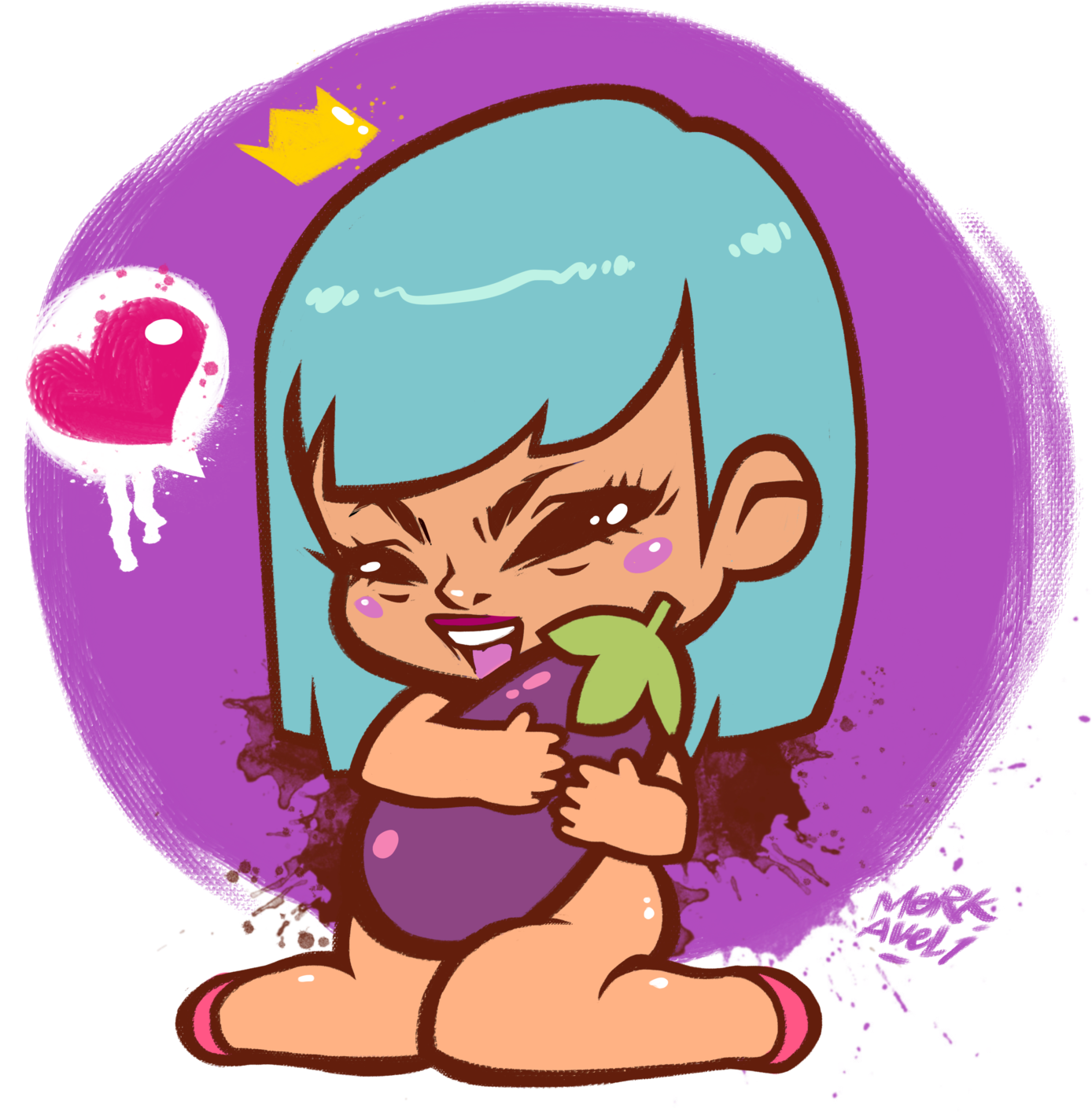 Image Of Vegan Lust - Cartoon (1500x1800), Png Download