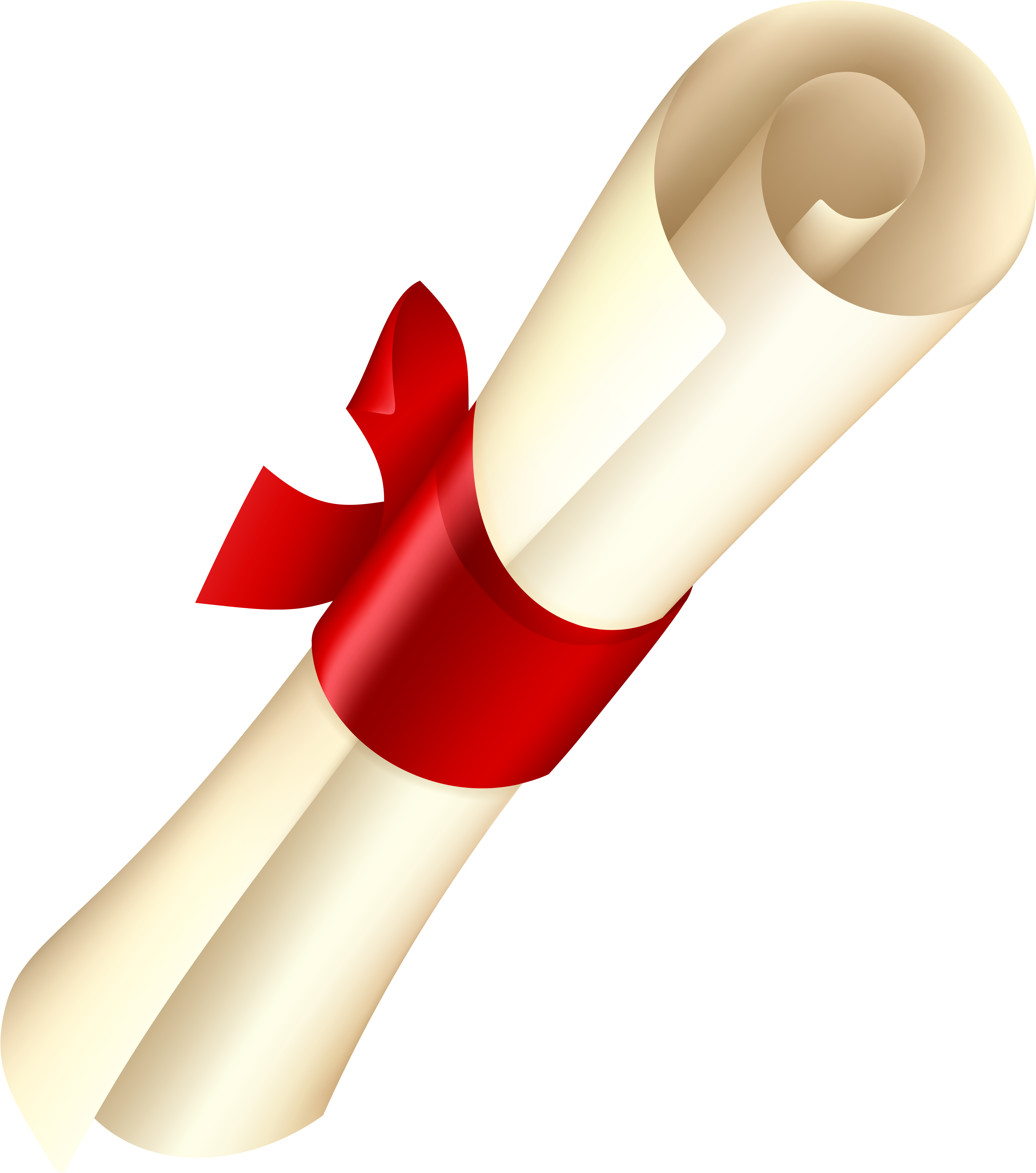 Diploma Clipart - Diploma (4049x4492), Png Download