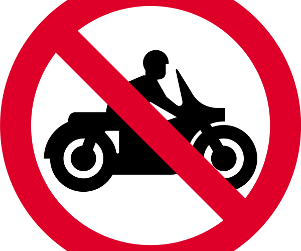 Motorcycle Ban - Motorcycle Clipart Png (600x500), Png Download