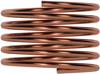 Boiler Coil - Copper (579x330), Png Download