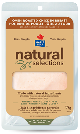 Maple Leaf Natural Selections Oven Roasted Chicken - Natural Selection Chicken Breast (500x500), Png Download