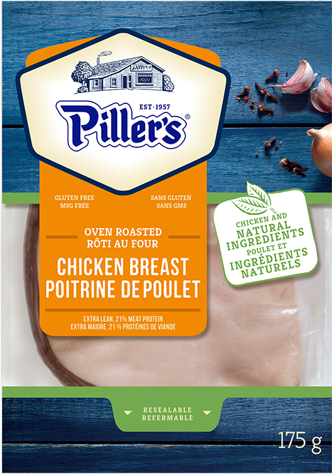 Piller's Oven Roasted Chicken Breast 175g - Piller's (678x678), Png Download