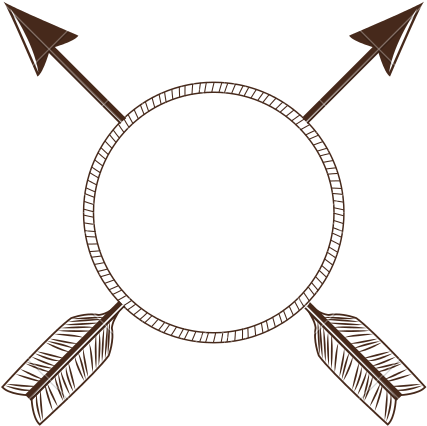 Pin Vintage Arrow Clipart - Vintage Arrow Circle Png (550x550), Png Download
