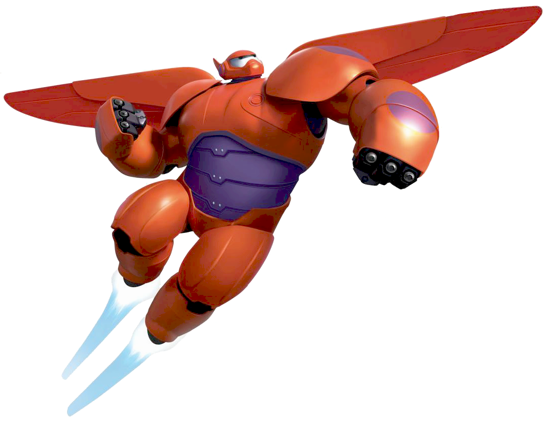 Image Result For Baymax - Roommates Big Hero 6 Baymax Peel And Stick Giant Wall (1097x840), Png Download