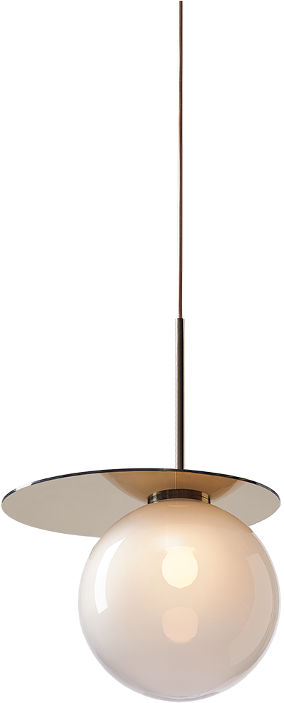 Umbra Pendant Light Grey / Gold - Light Fixture (960x1281), Png Download