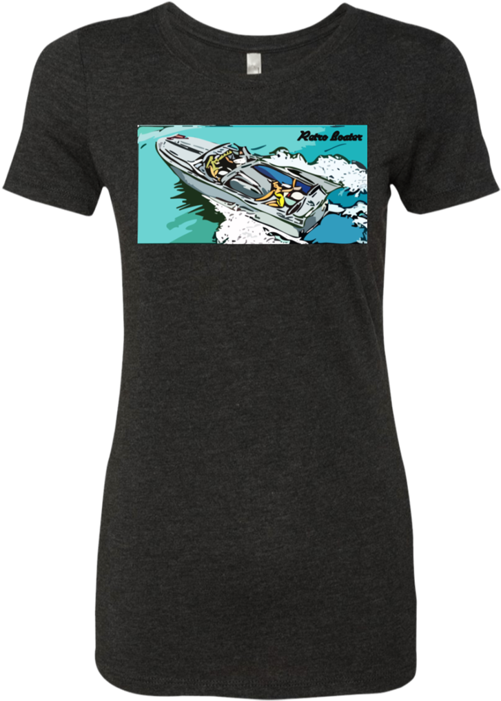 Vintage Chris Craft Silver Arrow Next Level Ladies' - T-shirt (1024x1024), Png Download