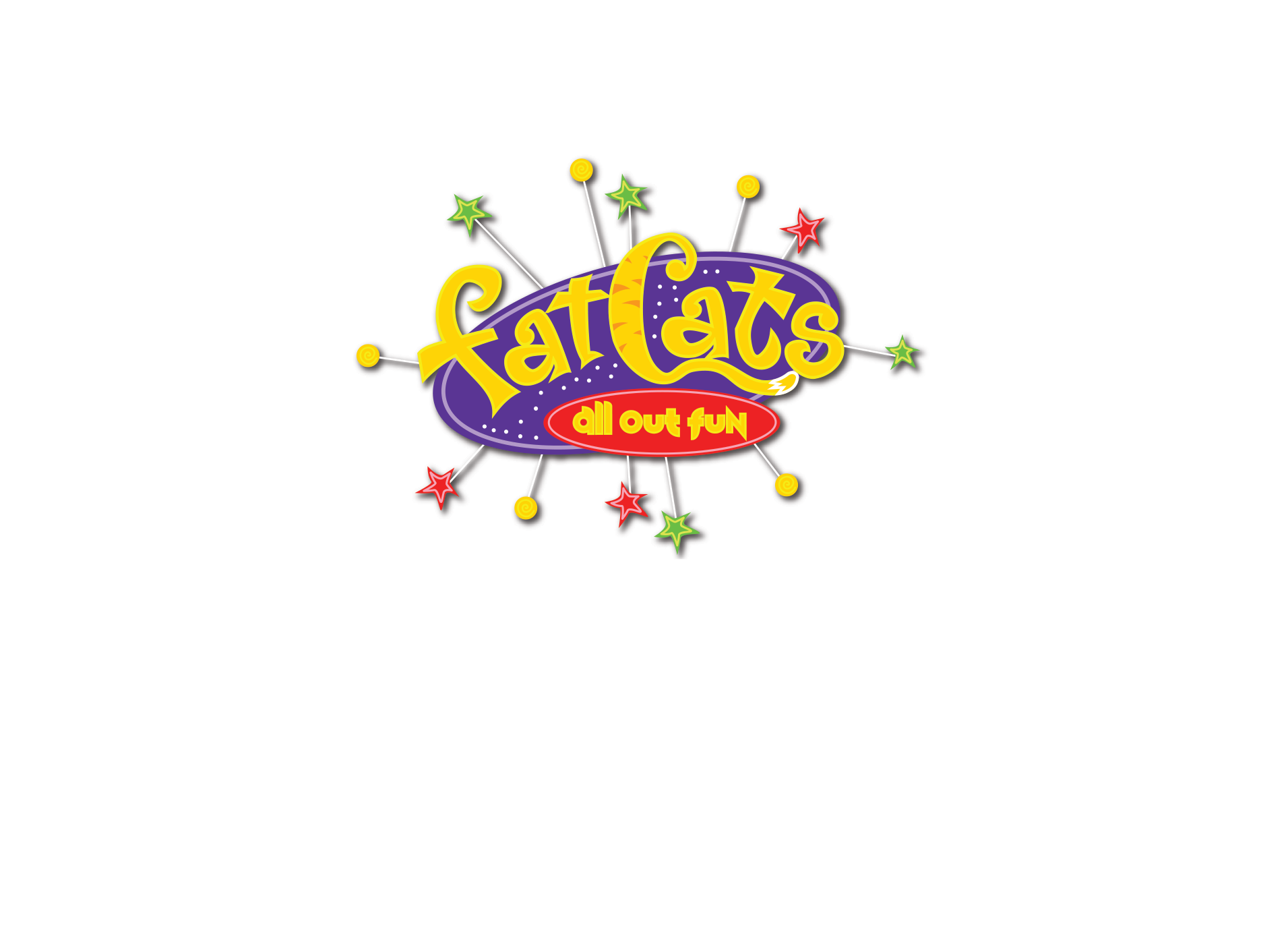 Fat Cats Fun - Fat Cats Bowling (1911x1372), Png Download