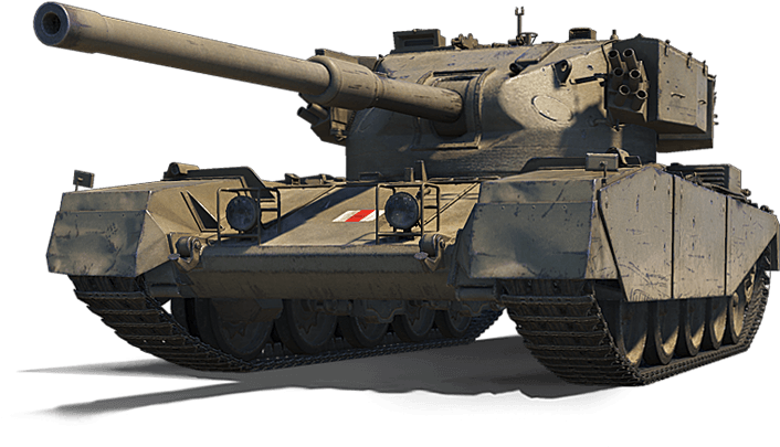 Tier Viii Of The Week - Fv4202 Tank (764x600), Png Download