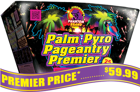 Palm Pyro Pageantry Premier, 25 Shot - Best Gender Reveal Fireworks (500x500), Png Download