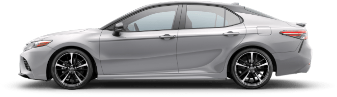 Celestial Silver Metallic/midnight Black Metallic Roof - 2019 Toyota Camry Se Silver (864x300), Png Download