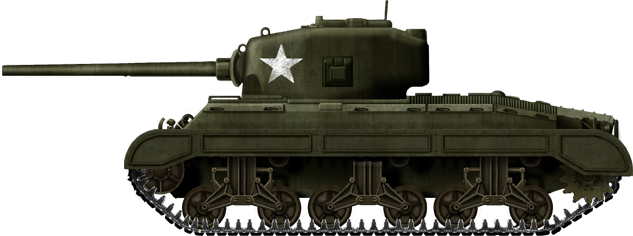 T23 Medium Tank Prototype Fall - T 55 Tank Encyclopedia (633x236), Png Download