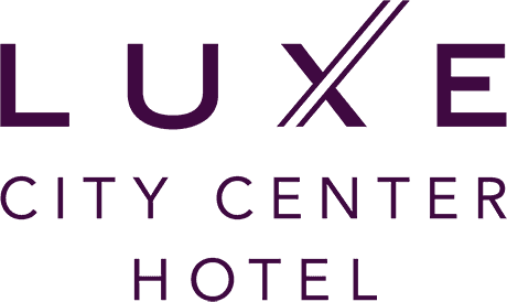 Luxe City Center - Luxe City Center Hotel Logo (460x274), Png Download
