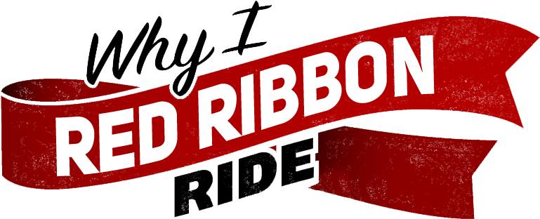 Why I Red Ribbon Ride - Logo (791x527), Png Download