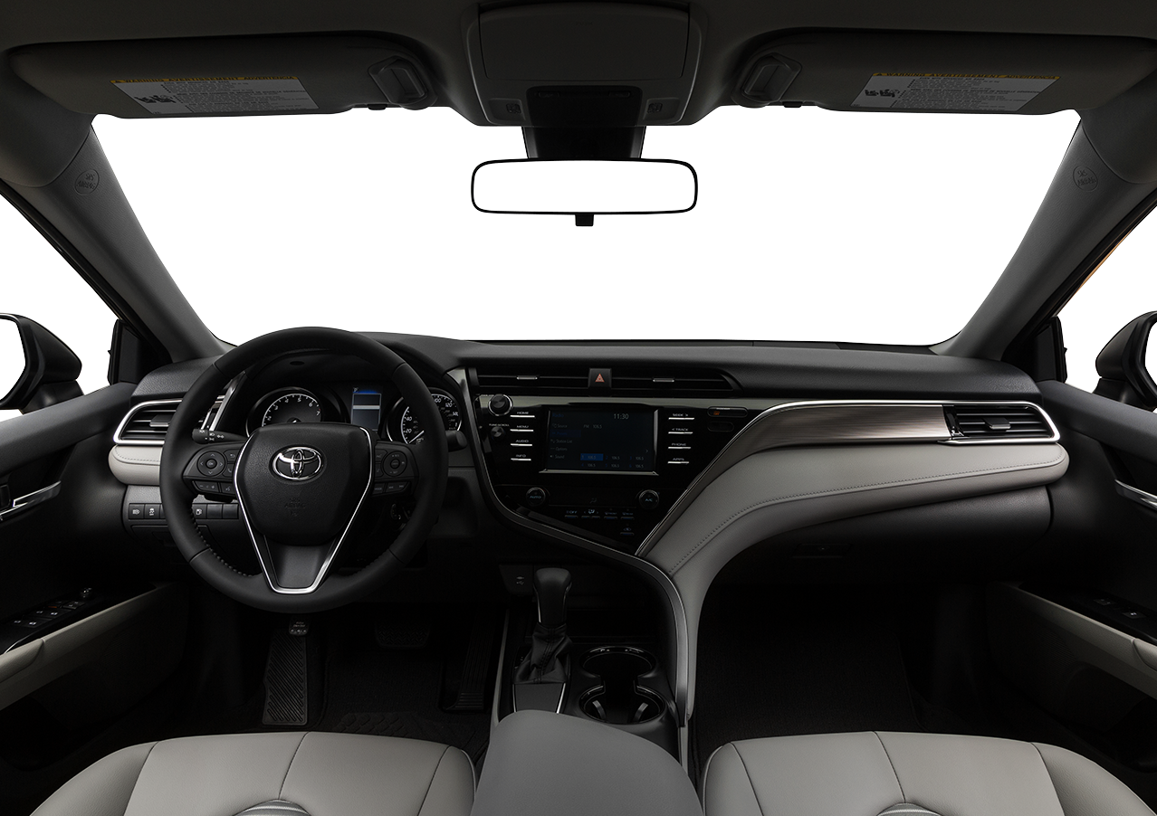 Interior Overview - Fully Loaded 2018 Toyota Camry Black On Black (1278x902), Png Download