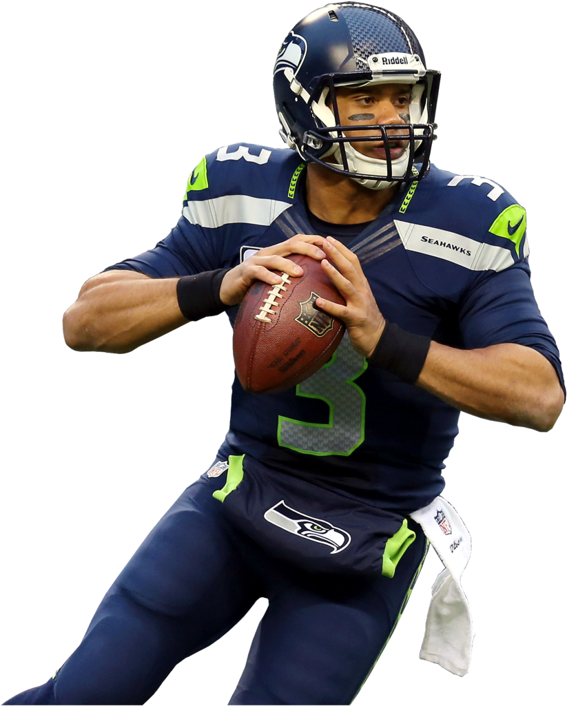 Flashback Week 16 Sea - Russell Wilson No Background (1085x1353), Png Download