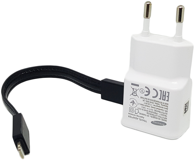 Leather Iphone Charger Keychain - Samsung Ep-ta50ewe Usb-laddare 1,5a (1000x1000), Png Download