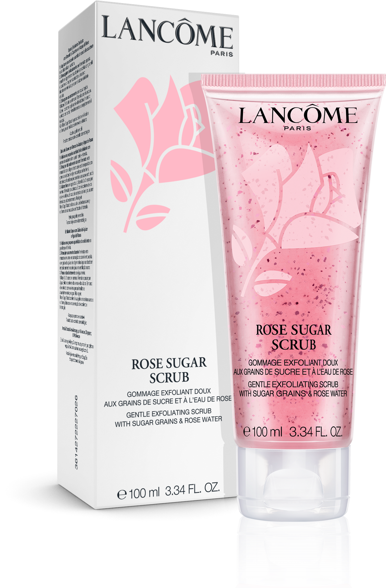 Lancome Rose Sugar Scrub (1784x2362), Png Download