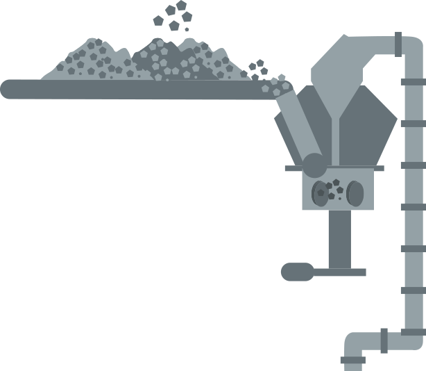 Molienda De Crudo - Prehomogenización De Piedra Caliza (614x534), Png Download