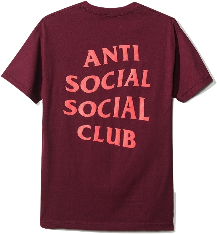 Anti Social Social Club Logo Tee - Anti Social Social Club Lost Feelies Tee (804x867), Png Download