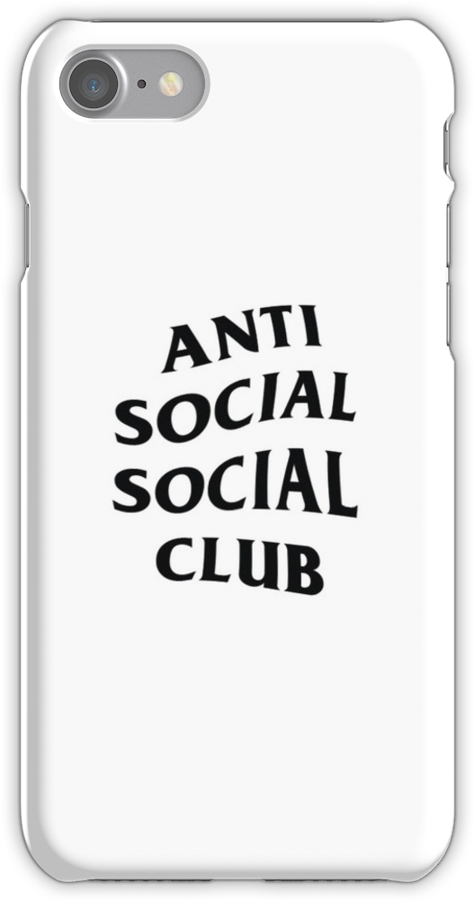 Anti Social Social Club Iphone 7 Snap Case - Anti Social Social Club Las Vegas (750x1000), Png Download