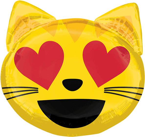 Globo Emoticon Cat Love - Emoticons Cat Love (600x600), Png Download