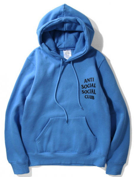 Anti Social Social Club Label Hooded Sweater - Anti Social Social Club Label (600x600), Png Download