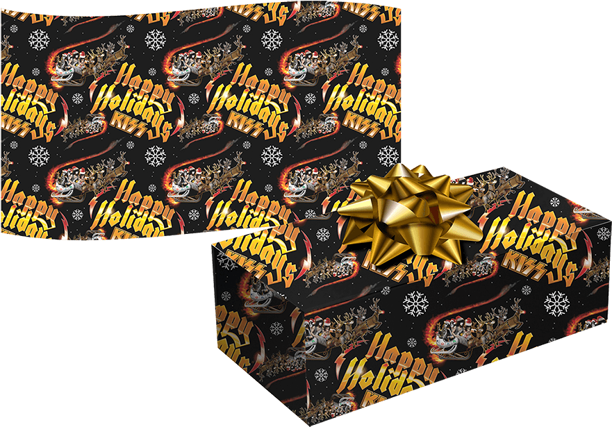 Kissmas Wrapping Paper - Kiss (1000x1000), Png Download