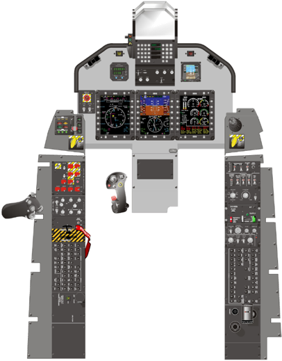 Cockpit - L 39 Cockpit Layout (414x537), Png Download