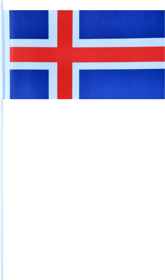 Iceland Paper Flags - モバイルバッテリー 4000mah リチウムポリマー 国旗柄 001 アイスランド 充電 電池 軽量 (993x1500), Png Download