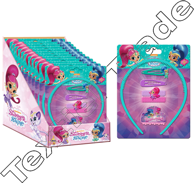 Shimmer And Shine 9 Pieces Hair Set - Shimmer & Shine (pack Of 6) Hb Pencils (630x630), Png Download