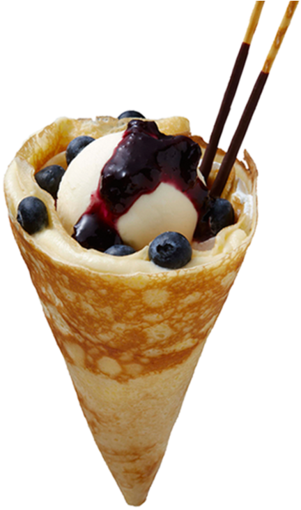 Eight Turn Crepe Sweet - Crepes Png (495x746), Png Download