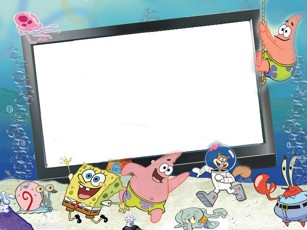 Marco Foto Bob Esponja - Spongebob Background (1024x768), Png Download