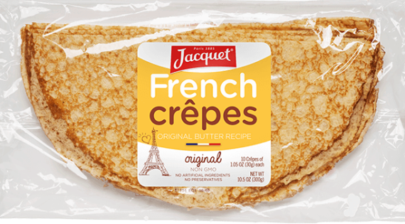 I Say Screw It, I Found These Delicious Premade Crepes - Jacquet Bakery Plain French Crepes 10.5 Oz Bags 10 (570x315), Png Download