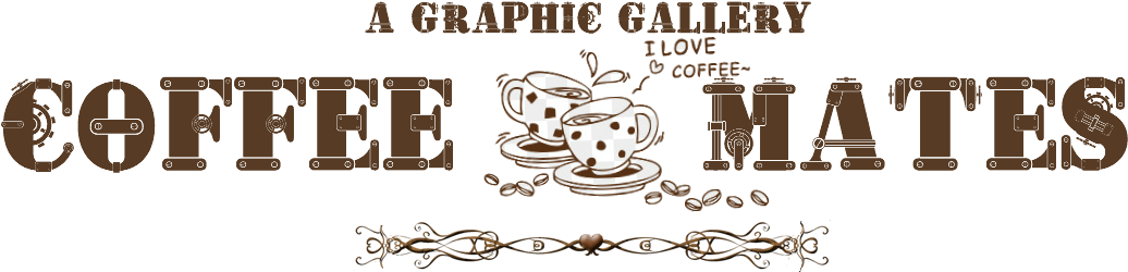 Coffees Cups Pistachio English Letters Wall Decal Pvc (1100x300), Png Download